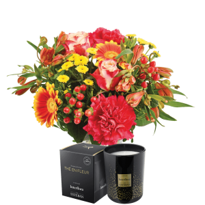 Bouquet et Bougie - Livraison Fleurs et Cadeaux Interflora