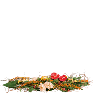 Raquette Funéraire - Opus - Fleurs Deuil Interflora