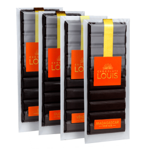 Puissance du cacao - Chocolats-Louis - Tablettes au chocolat noir
