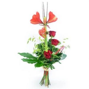 Bouquet de fleurs Linéaire Isoline